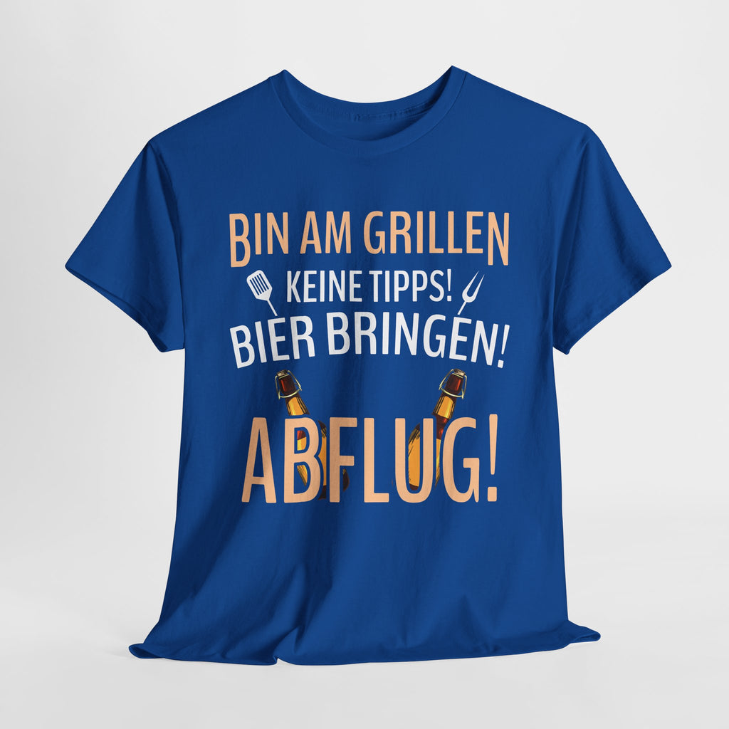 Lustiges Grill Zubehör für Grillfans Bier Grillmeister Grillen Lustiges T-Shirt