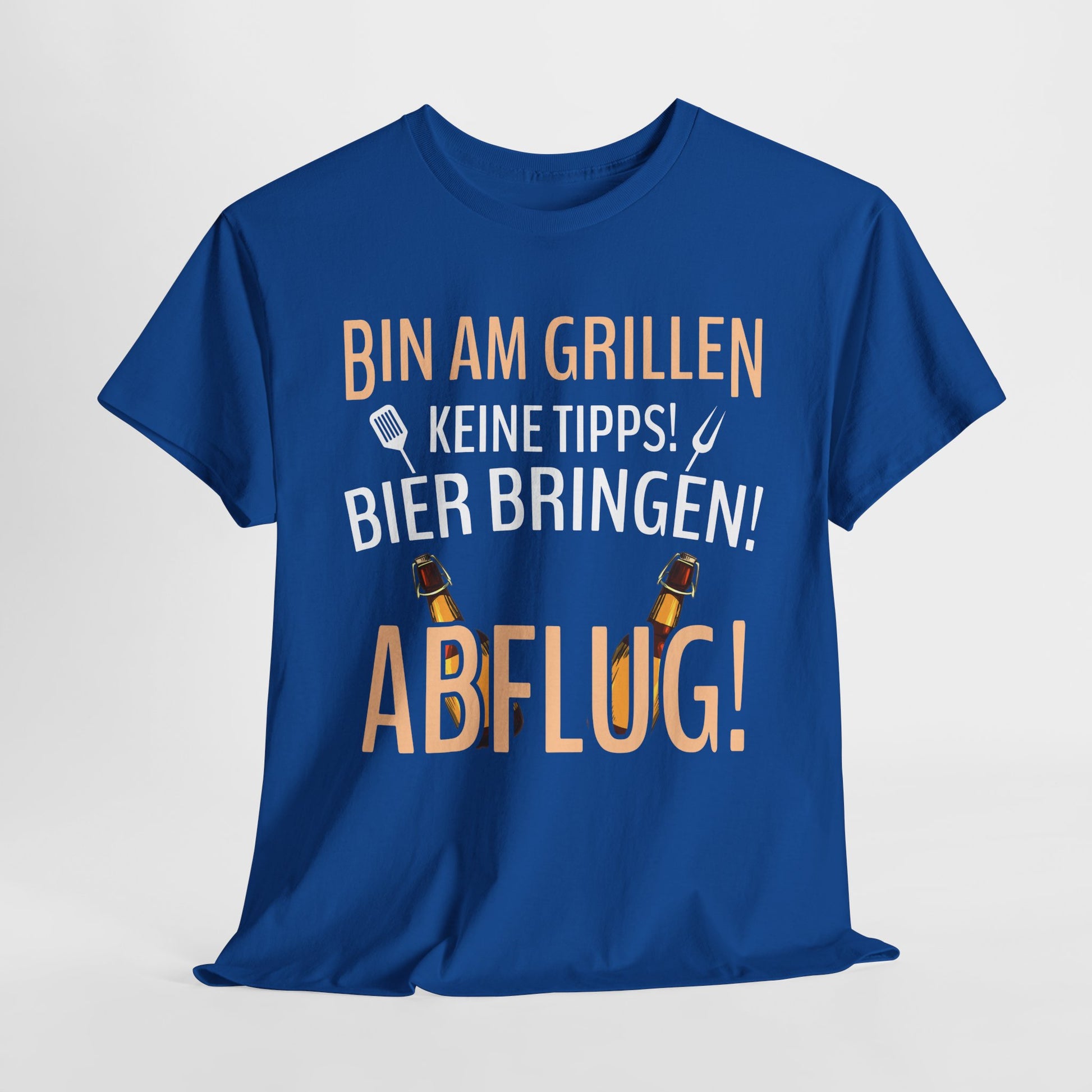Lustiges Grill Zubehör für Grillfans Bier Grillmeister Grillen Lustiges T-Shirt