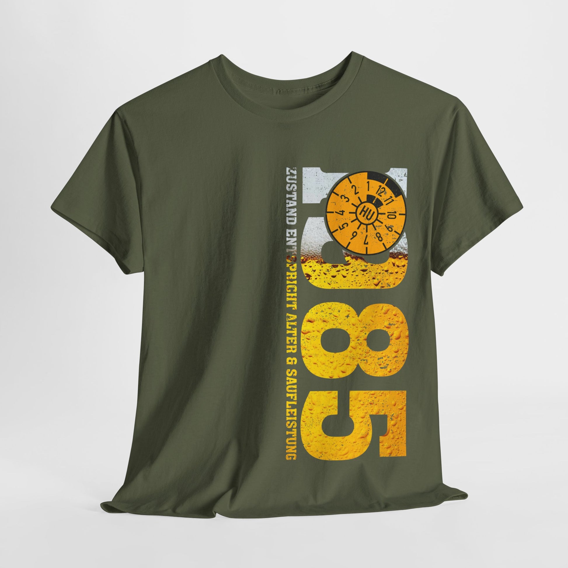 40. Geburtstag Baujahr 1985 Zustand entspricht Alter und Saufleistung TÜV Lustiges Bier Mechaniker Geschenk T-Shirt