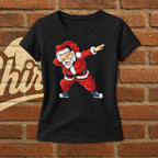 Dabbing Santa Shirt – Lustiges Weihnachts T-Shirt für Frauen