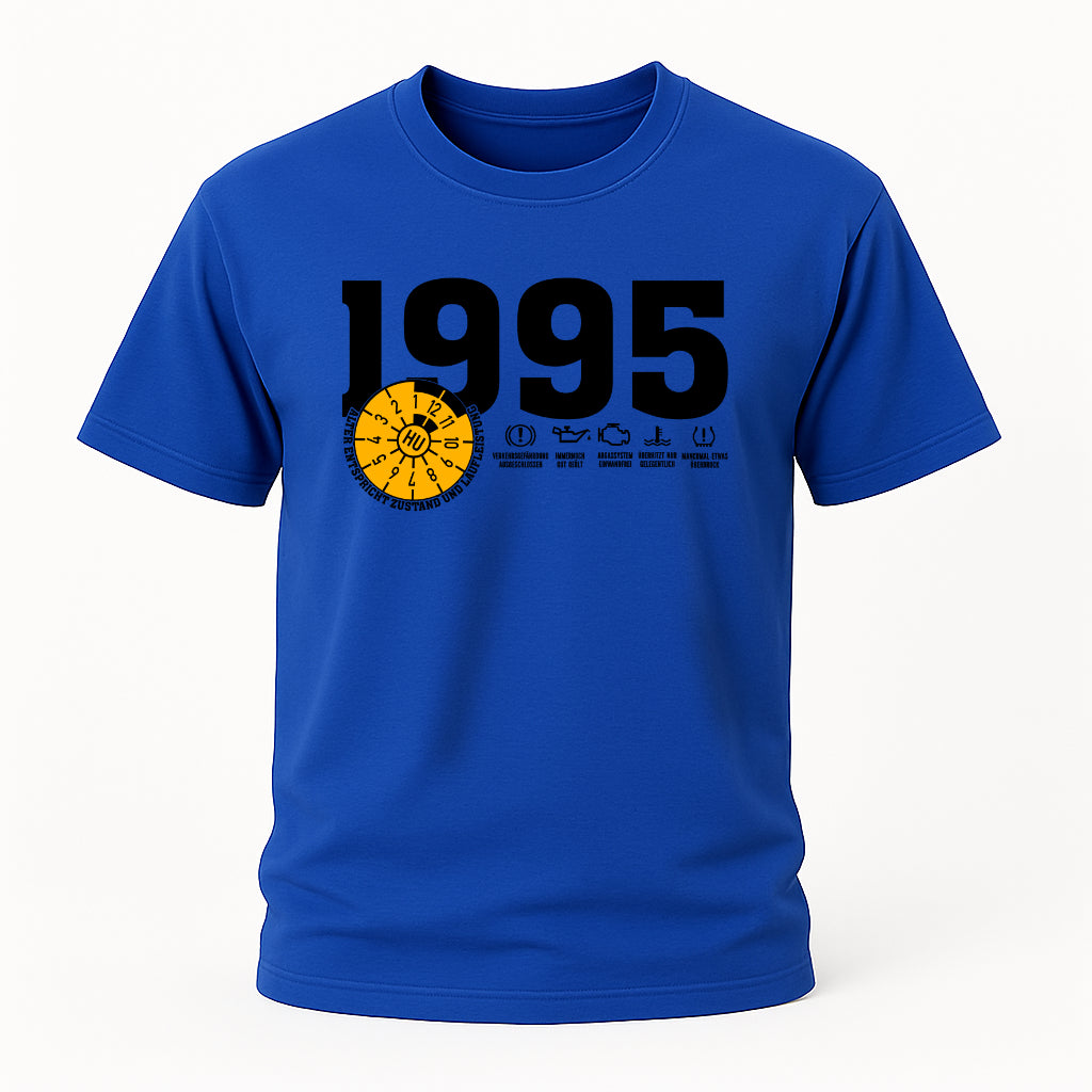 1995 TÜV Plakette – Lustiges Geburtstagsshirt für Jahrgang 1995
