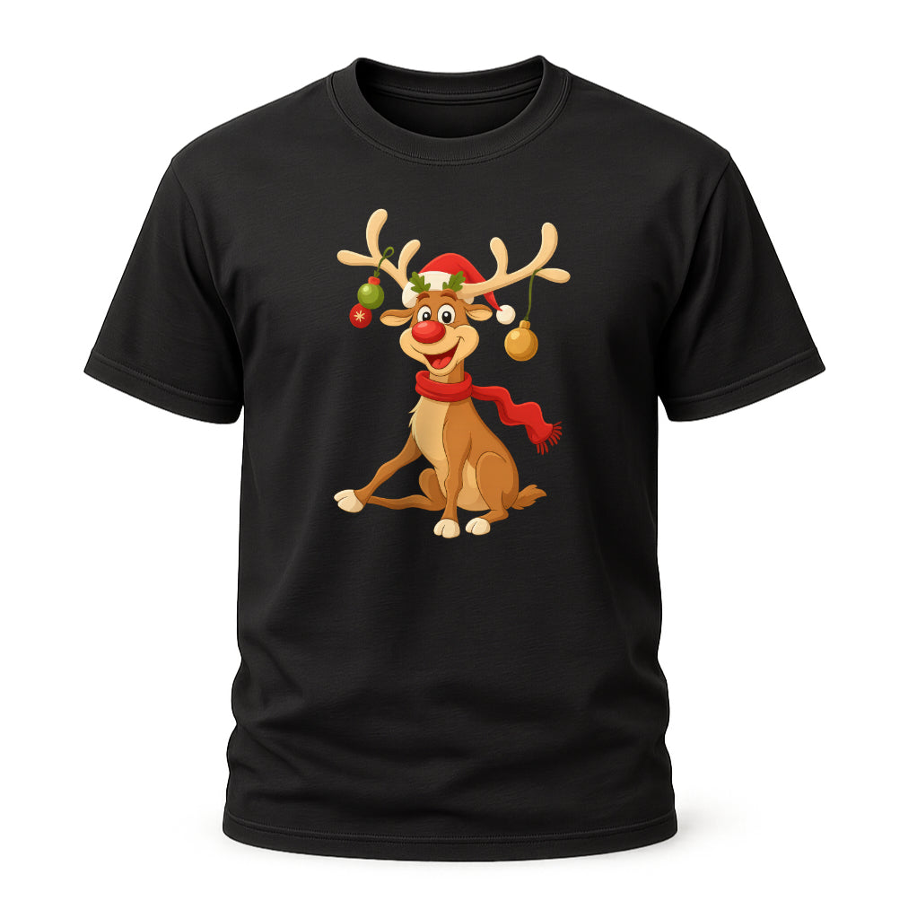 Fröhliches Rentier – Niedliches Weihnachts T-Shirt