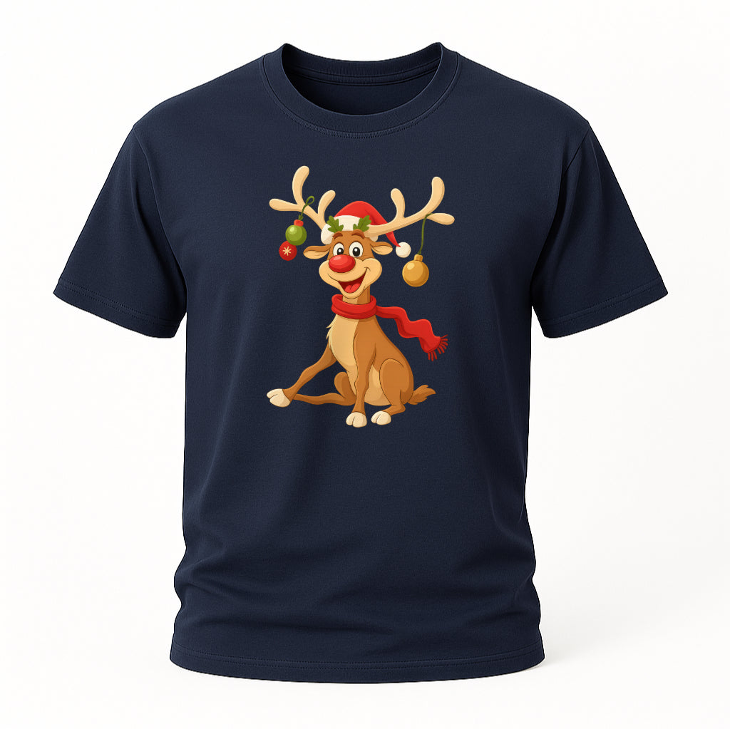 Fröhliches Rentier – Niedliches Weihnachts T-Shirt