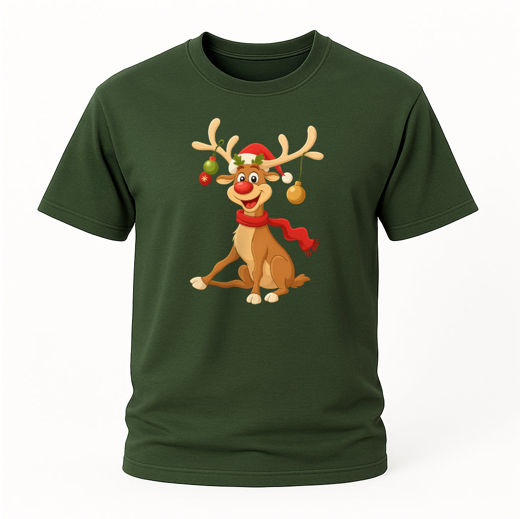 Fröhliches Rentier – Niedliches Weihnachts T-Shirt
