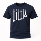 Schraubenschlüssel T-Shirt – Mechaniker Humor – Mit Bieröffner 0.5 – Geschenk für Handwerker