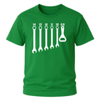 Schraubenschlüssel T-Shirt – Mechaniker Humor – Mit Bieröffner 0.5 – Geschenk für Handwerker
