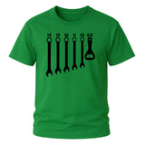 Werkstatt Shirt – Schraubenschlüssel & Bieröffner – Geschenk für Mechaniker