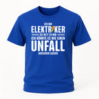 3. Elektriker Funshirt – Sei nett zu mir Spruch – Humor Shirt für Handwerker
