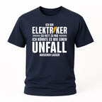 3. Elektriker Funshirt – Sei nett zu mir Spruch – Humor Shirt für Handwerker