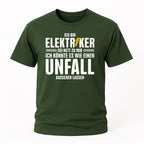 3. Elektriker Funshirt – Sei nett zu mir Spruch – Humor Shirt für Handwerker