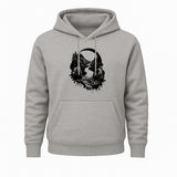 Musik & Natur Hoodie – Kopfhörer Landschaft Motiv – Hoodie für Musikliebhaber