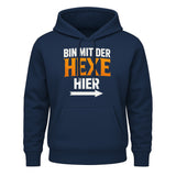 Bin mit der Hexe hier Hoodie – Witziger Partnerlook