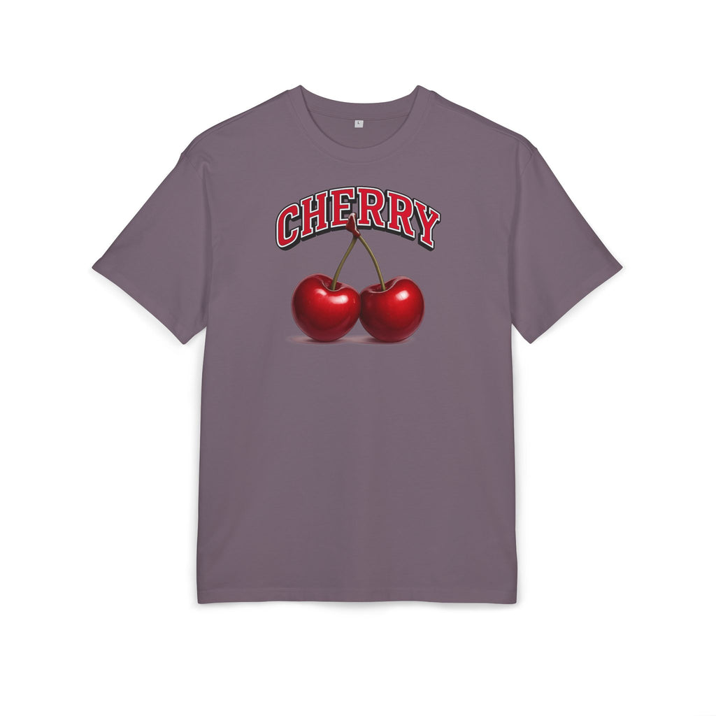 Cherry – Retro College Style Shirt für Frauen - Unisex Oversized T-Shirt