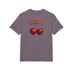 Cherry – Retro College Style Shirt für Frauen - Unisex Oversized T-Shirt