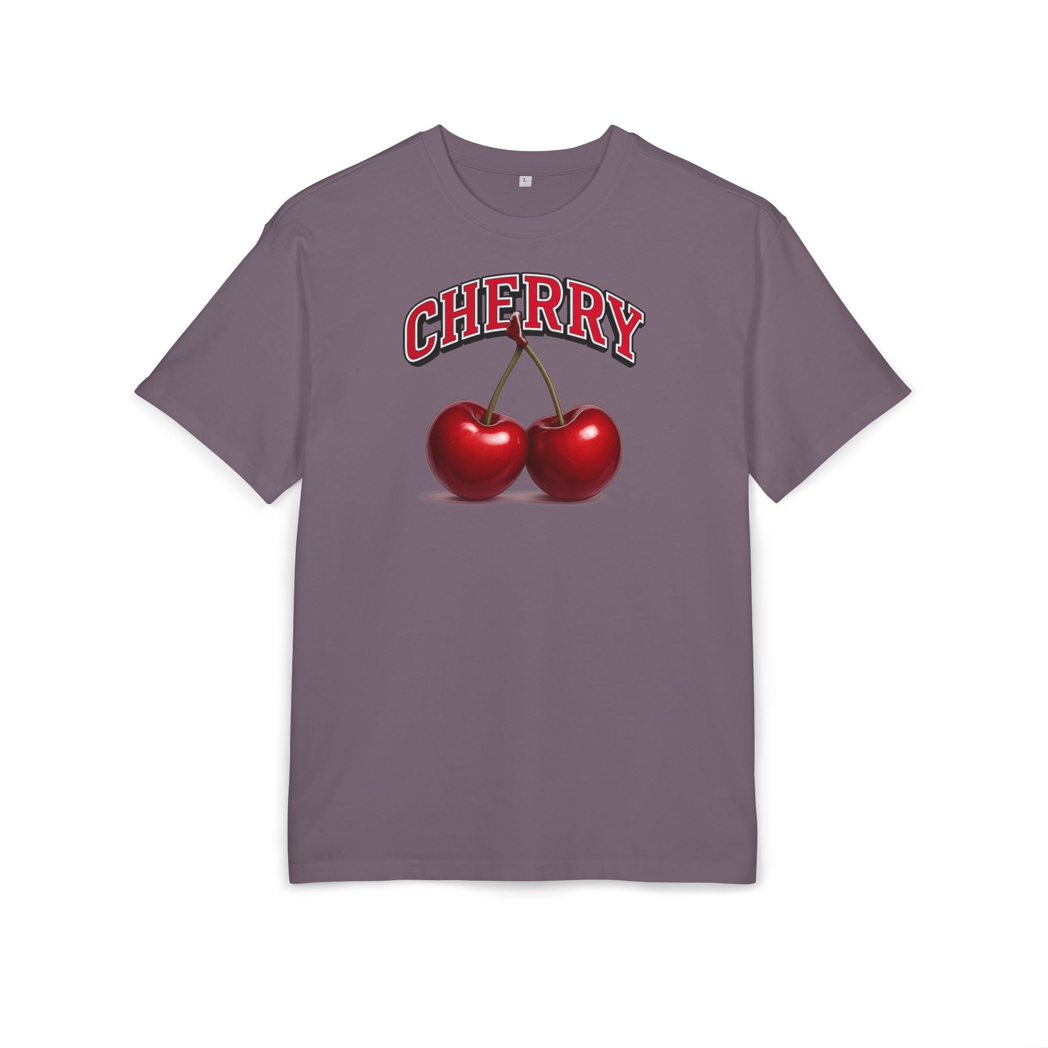 Cherry – Retro College Style Shirt für Frauen - Unisex Oversized T-Shirt