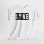 Love Skull T-Shirt – Dunkles Totenkopf Design im Grunge Box Style