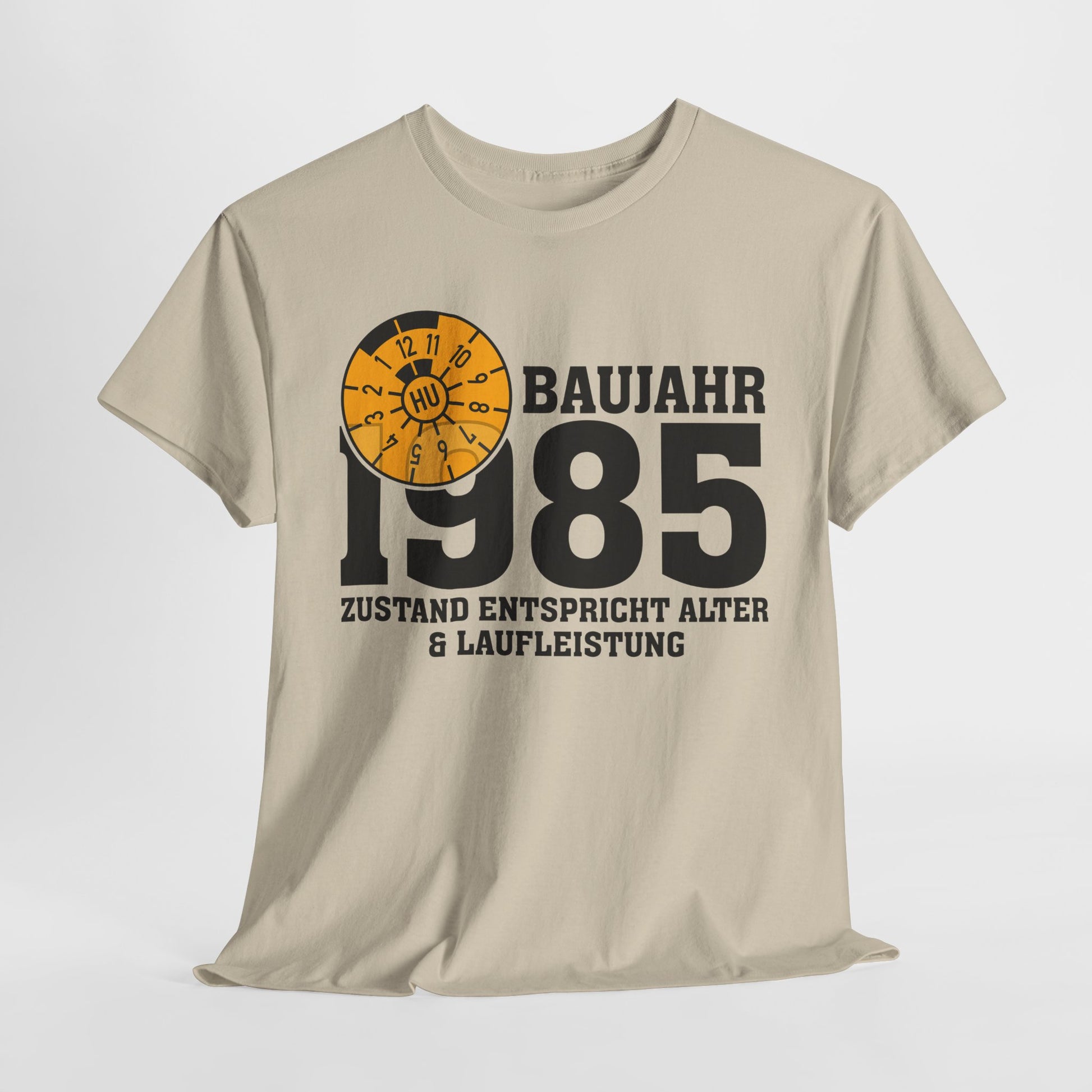 40. Geburtstag TÜV Plakette Baujahr 1985 Zustand entspricht Alter und Laufleistung Lustiges Geschenk T-Shirt