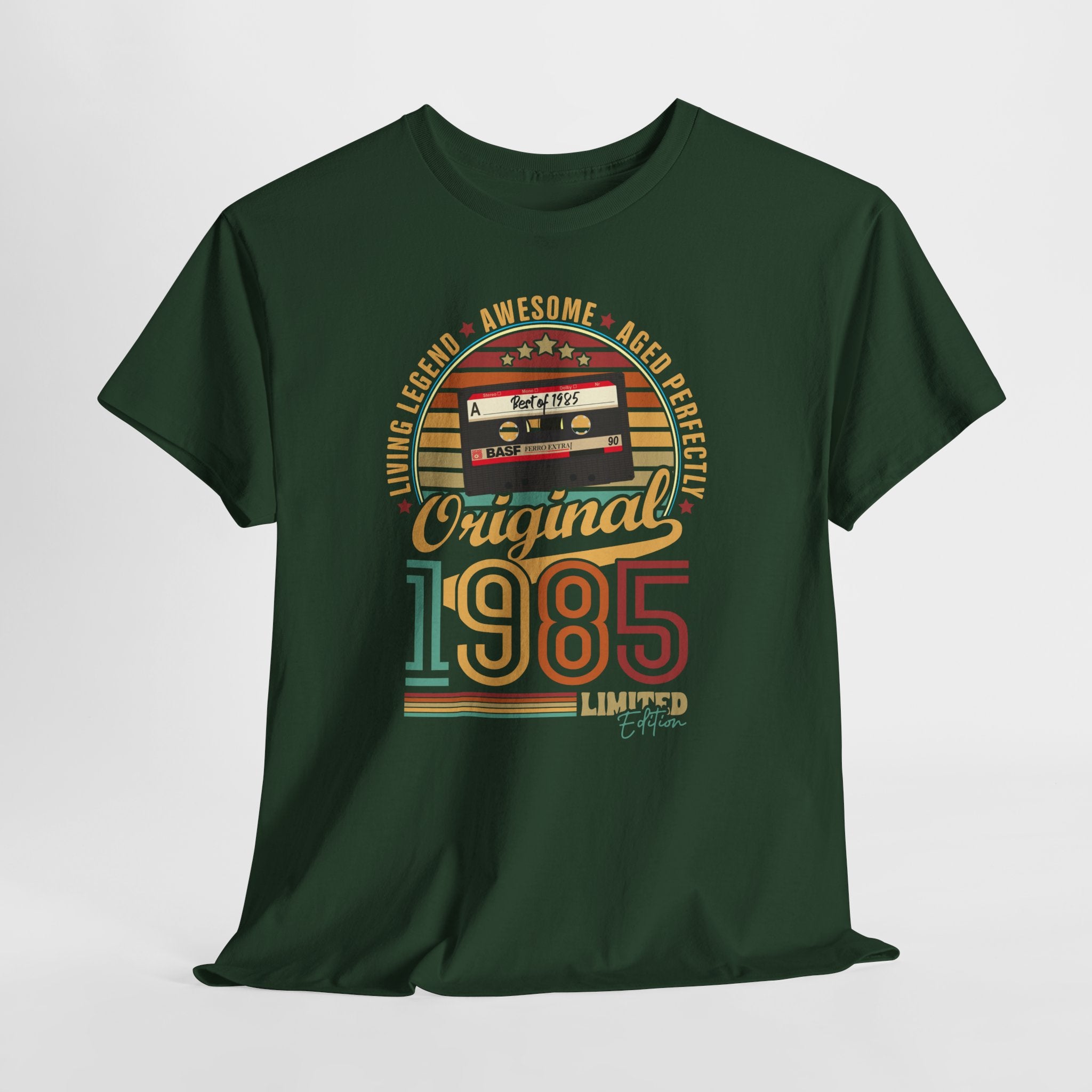 40. Geburtstag Geboren 1985 Retro Kassette Limited Edition Geschenk T-Shirt