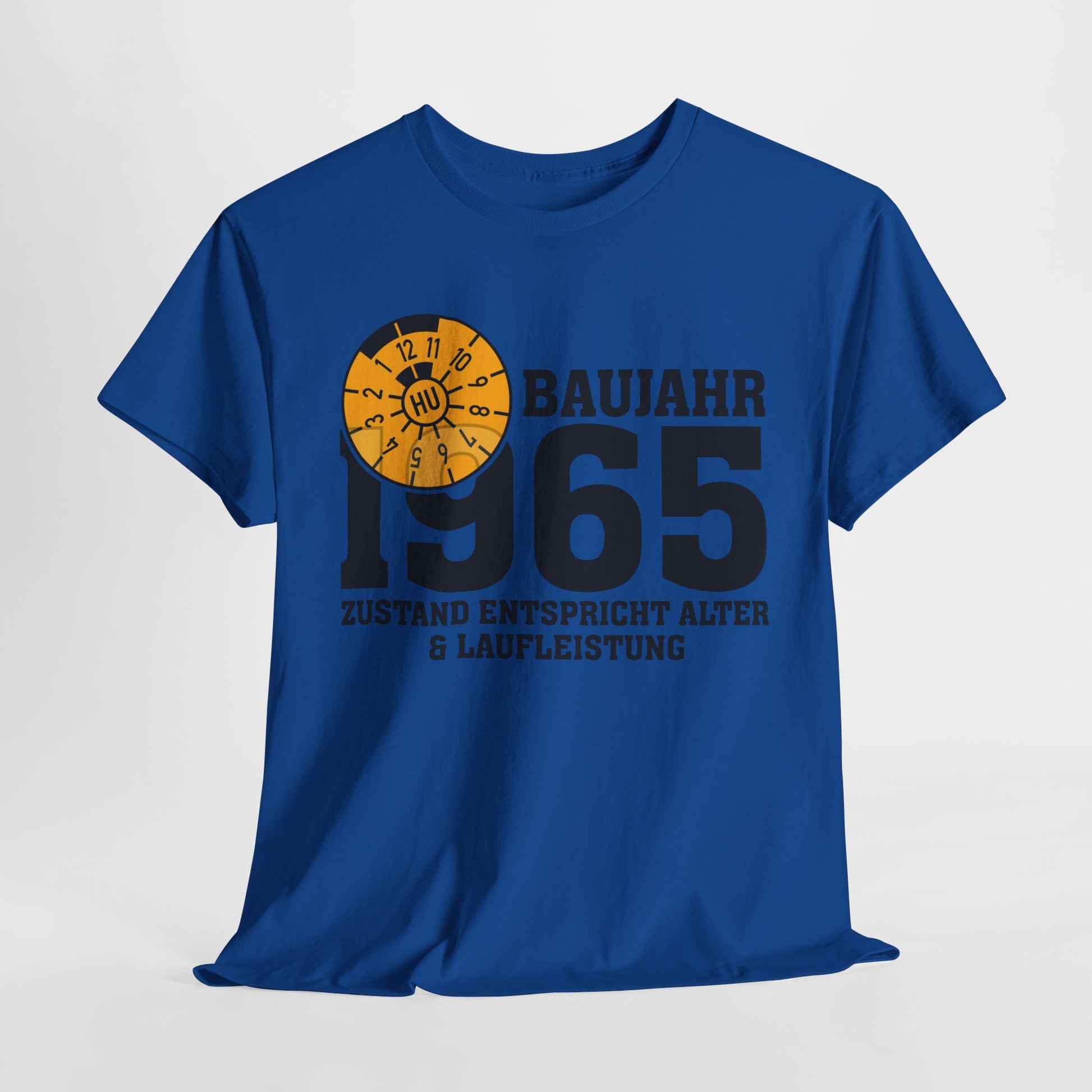 60. Geburtstag TÜV Plakette Baujahr 1965 Zustand entspricht Alter und Laufleistung Lustiges Geschenk T-Shirt