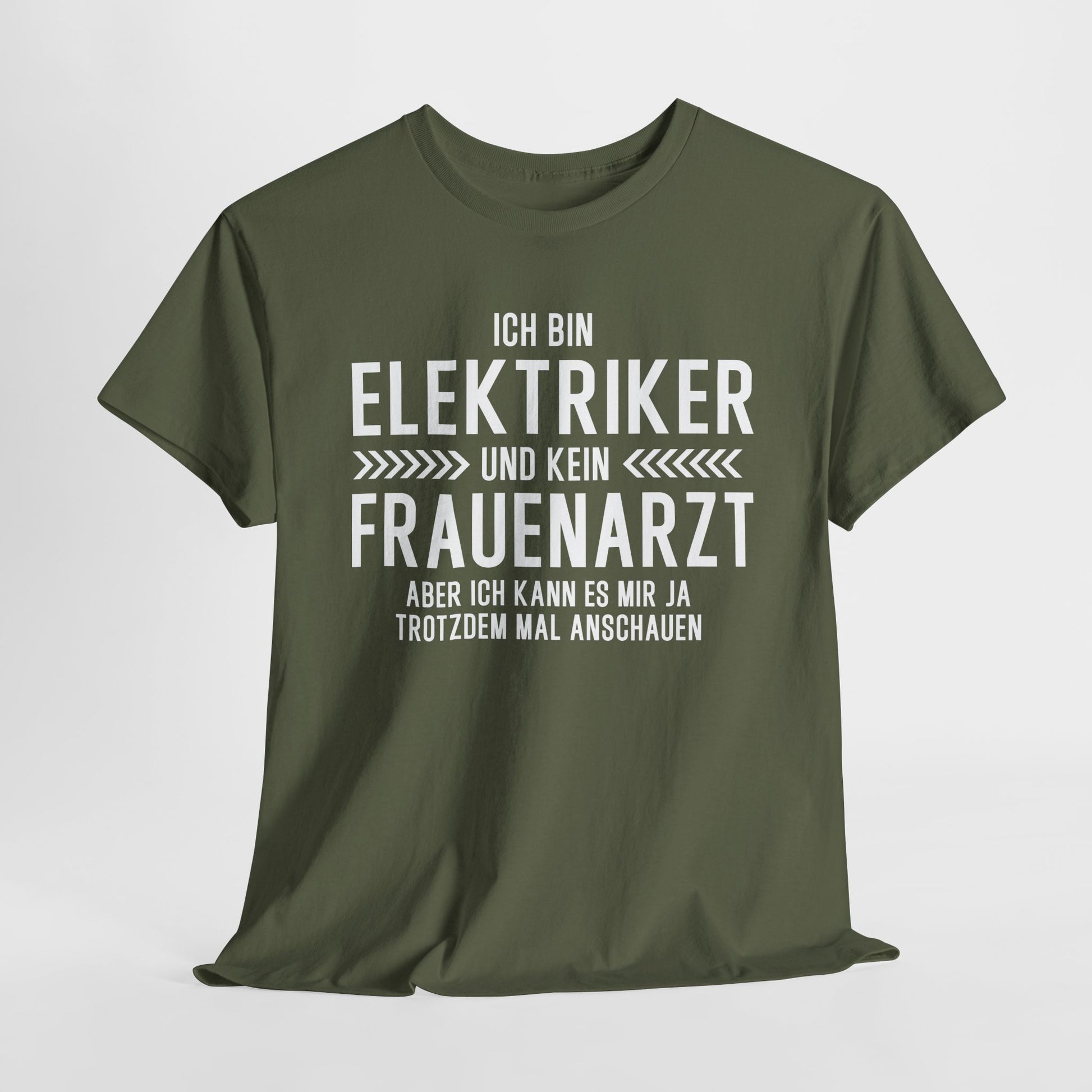 Elektriker T-Shirt Bin Elektriker und kein Frauenarzt Lustiges Witziges Shirt