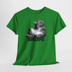 Nope Cat Shirt – Grumpy Katze mit Mittelfinger | Lustiges Katzenmotiv