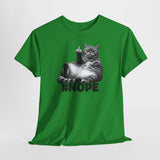 Nope Cat Shirt – Grumpy Katze mit Mittelfinger | Lustiges Katzenmotiv