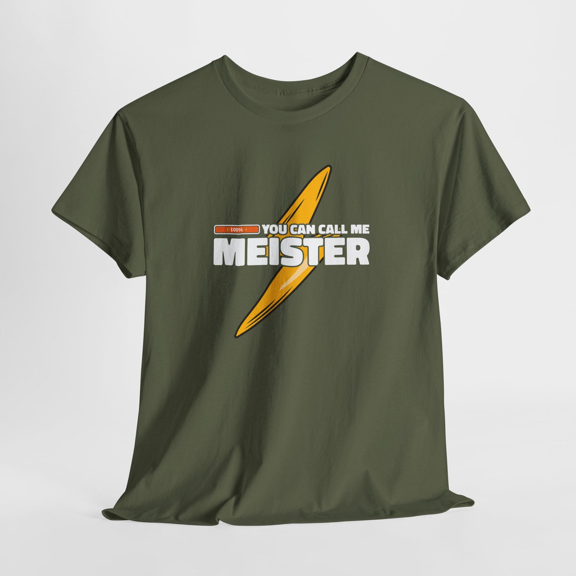 Elektriker T-Shirt - Call me Meister - Elektriker Meister bestanden - Lustiges Geschenk Shirt