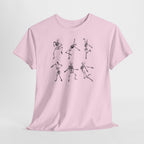 Tanzende Skelette T-Shirt – Lustiges Halloween & Party Design