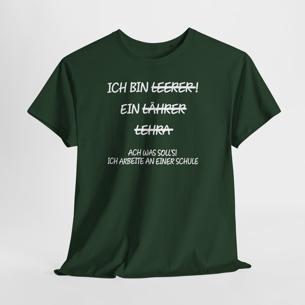 Lehrer Shirt – Lustiges Rechtschreibung Sprüche Shirt – Schulhumor Geschenk für Kollegen