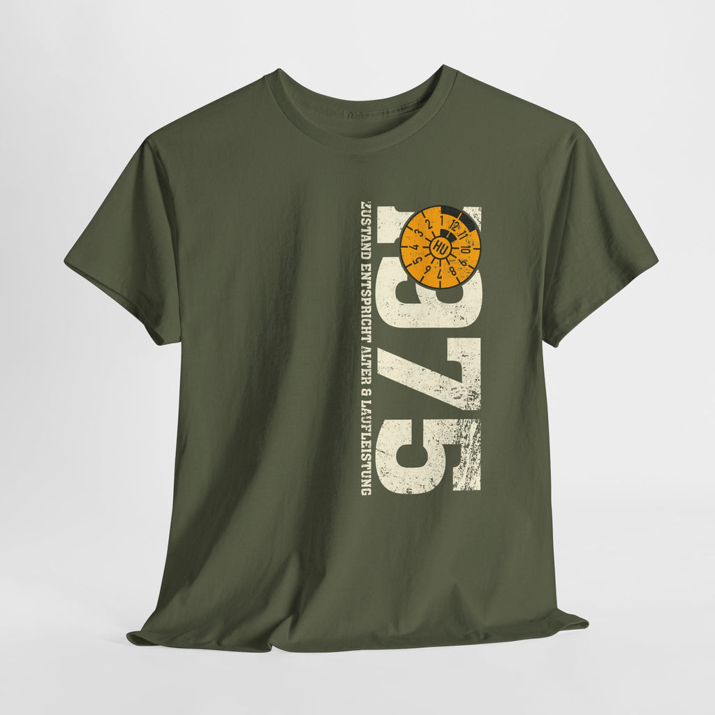 50. Geburtstag Baujahr 1975 Zustand entspricht Alter und Laufleistung TÜV Lustiges Mechaniker Geschenk T-Shirt