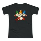 Lustige Glühwein Wichtel – Mehr Lüwei – Betrunkene Weihnachtsgnome Frauen Shirt