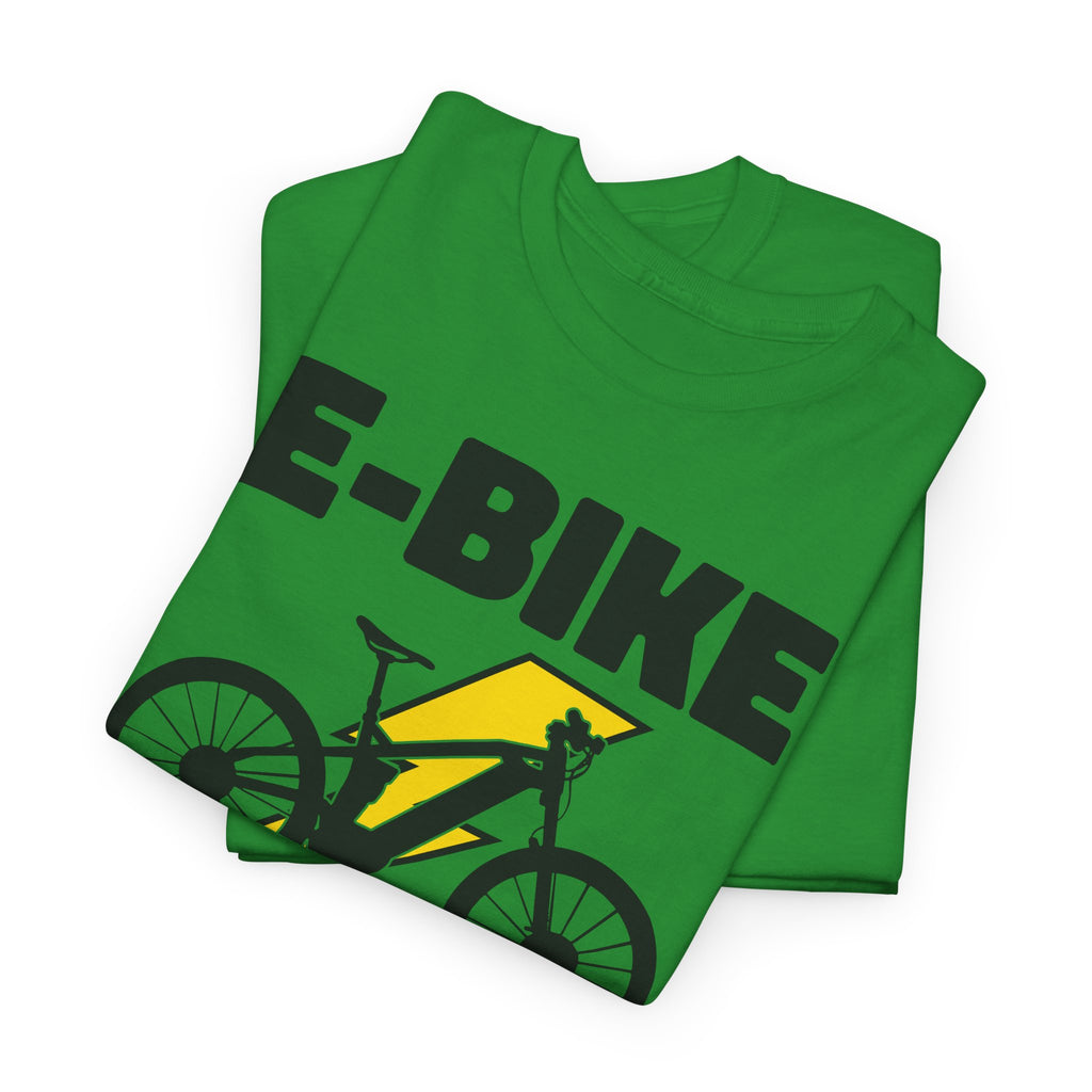 E-Bike Shirt – Lächeln statt Hecheln | Lustiges E-Bike Fahrer Shirt