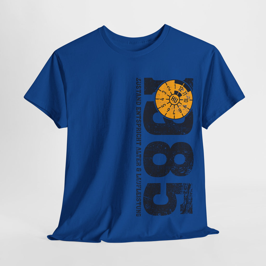 40. Geburtstag 1985 Zustand entspricht Alter und Laufleistung TÜV Lustiges Mechaniker Geschenk T-Shirt