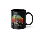 Berge Mountainbike Retro Style - Lustige Geschenk Kaffee Tasse
