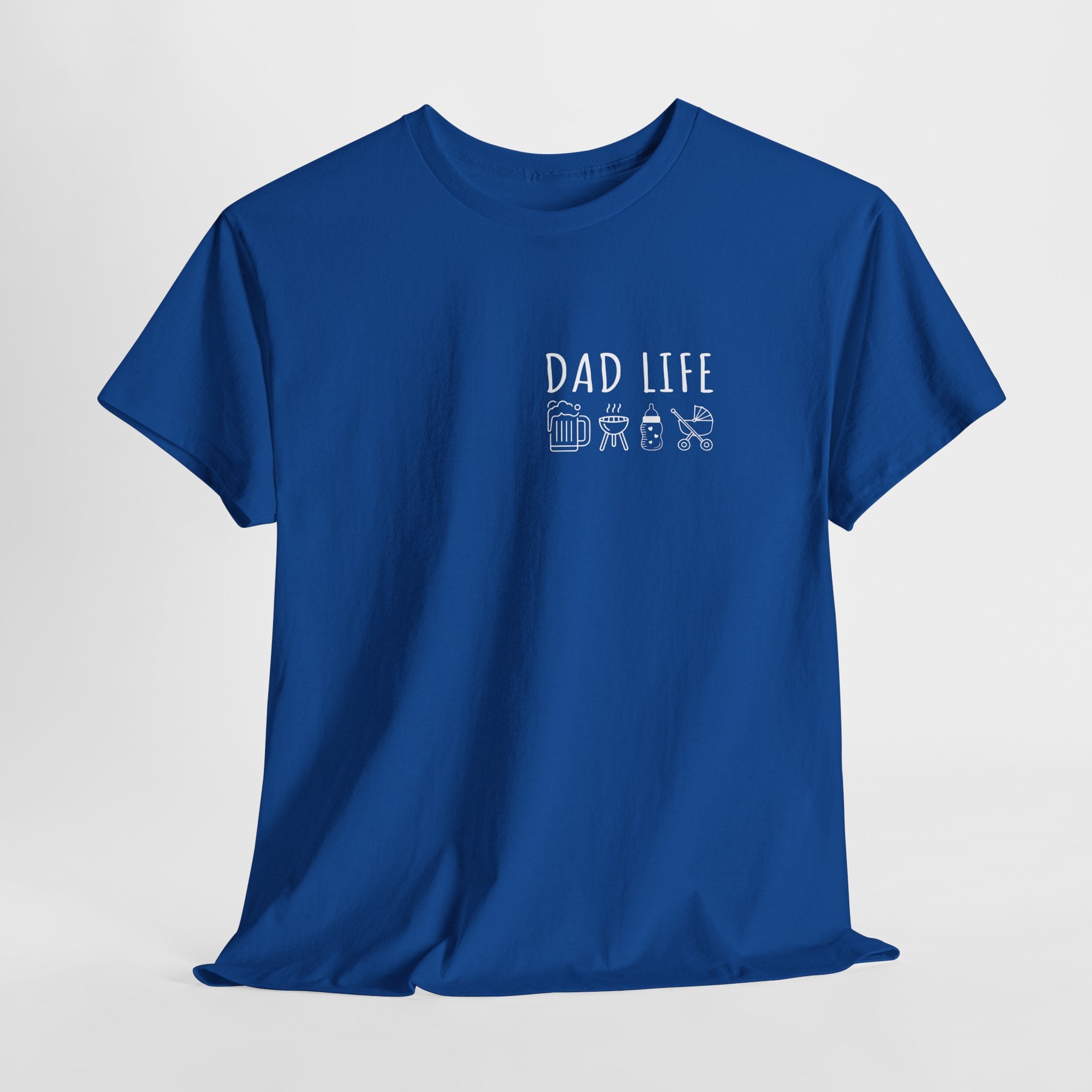Dad Life T-Shirt – Lustiges Papa Shirt mit Bier, Grill & Baby