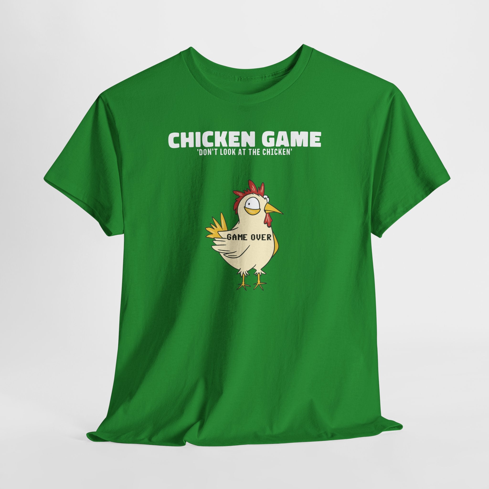 Chicken Game – Blick Verboten | Lustiges Huhn Game Over T-Shirt
