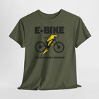 E-Bike Shirt – Lächeln statt Hecheln | Lustiges E-Bike Fahrer Shirt