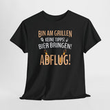 Lustiges Grill Zubehör für Grillfans Bier Grillmeister Grillen Lustiges T-Shirt