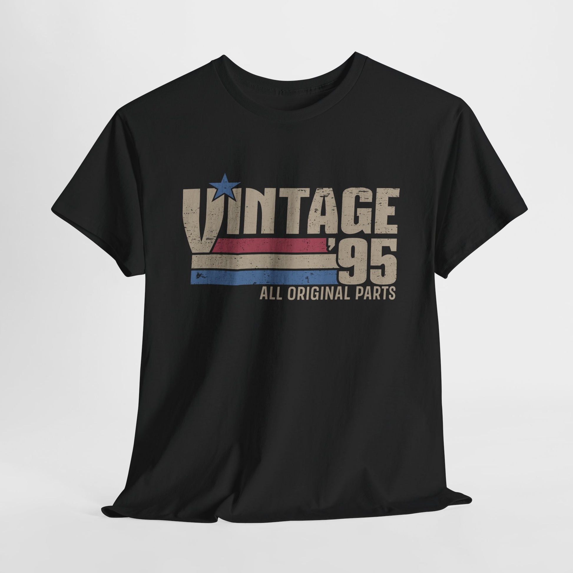 30. Geburtstag Jahrgang 1995 Vintage 95 Original Parts Retro Geschenk T-Shirt