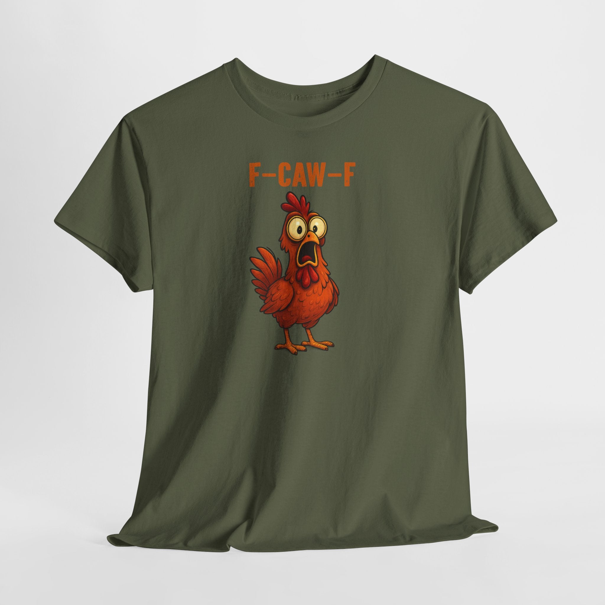 F-CAW-F – Funshirt mit Comic-Huhn und frechem Spruch