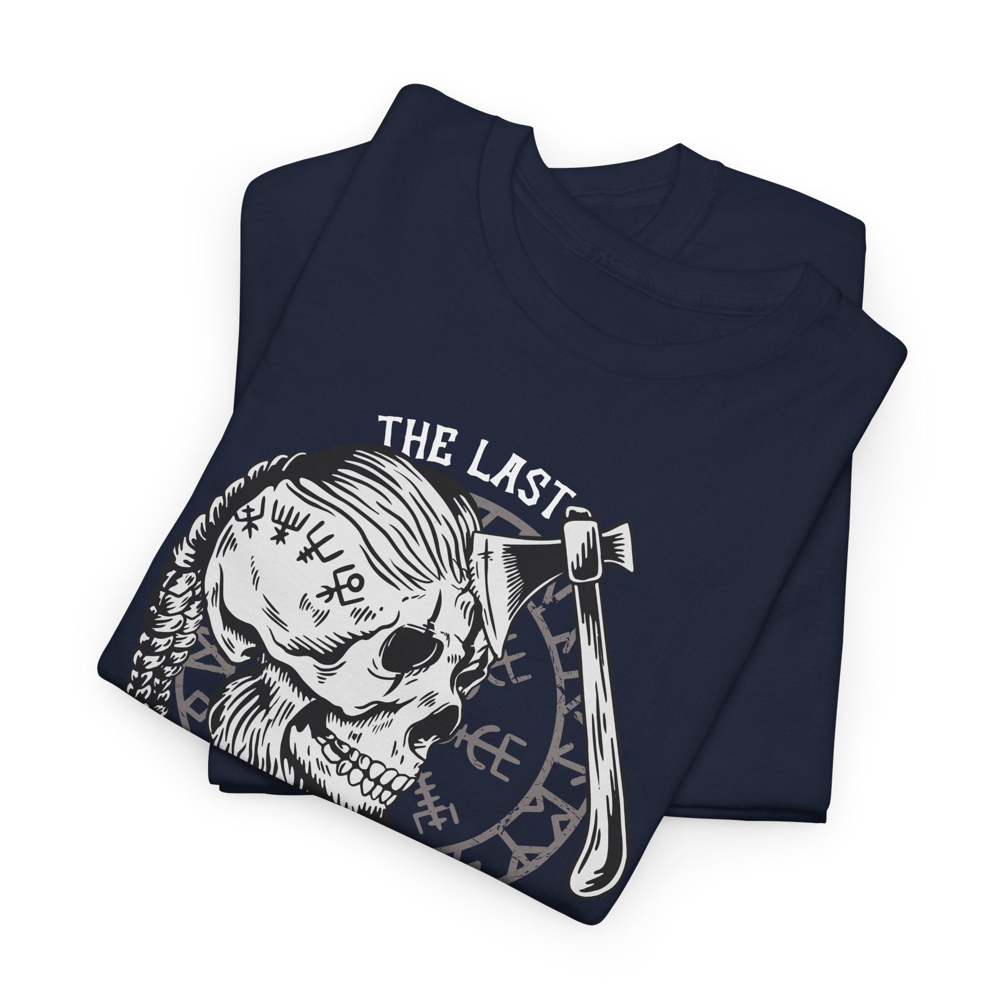 The Last Unicorn – Wikinger Schädel Axt Design T-Shirt