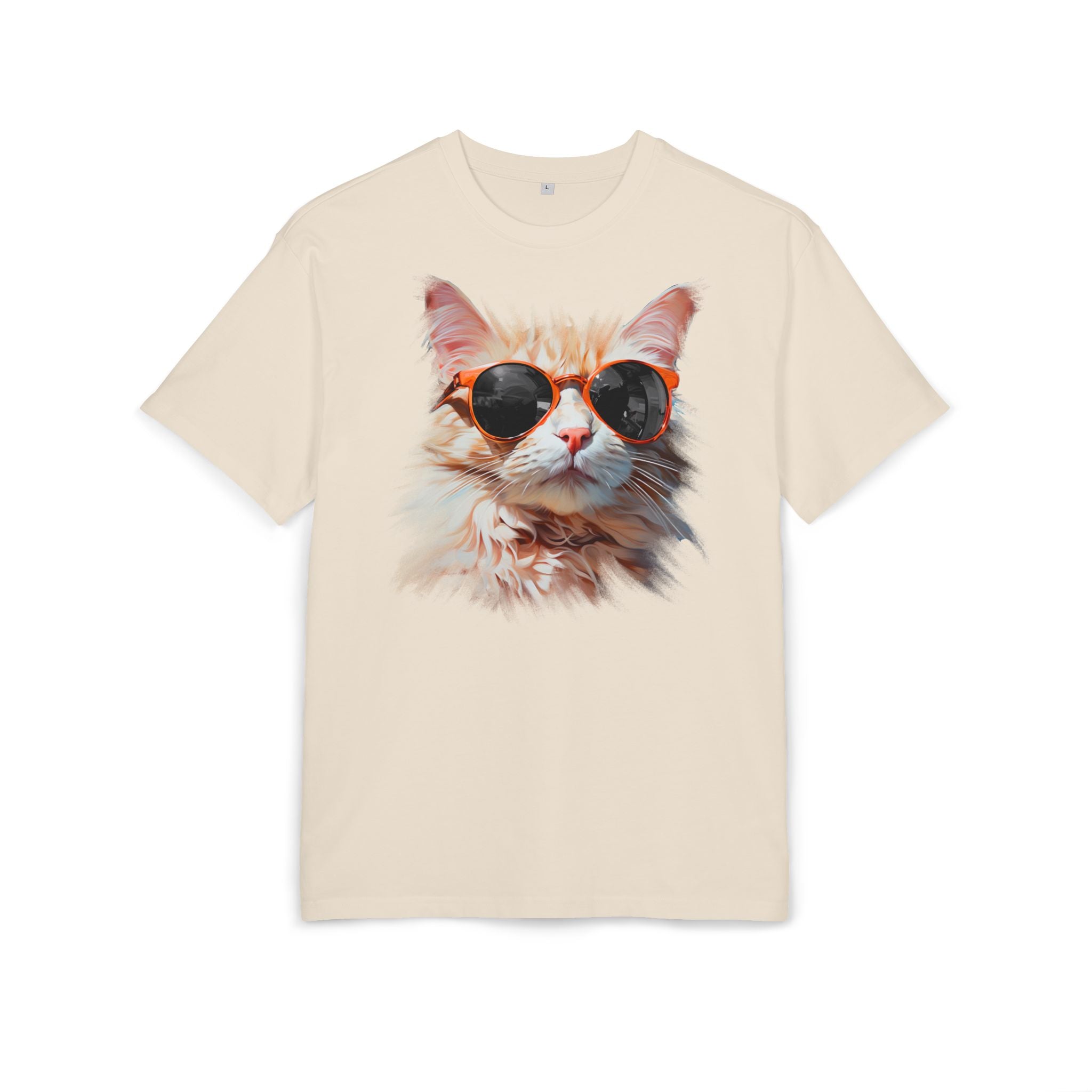 Katze Sonnenbrille - Unisex Oversize T-Shirt
