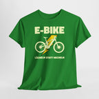 E-Bike Shirt – Lächeln statt Hecheln | Lustiges E-Bike Fahrer Shirt
