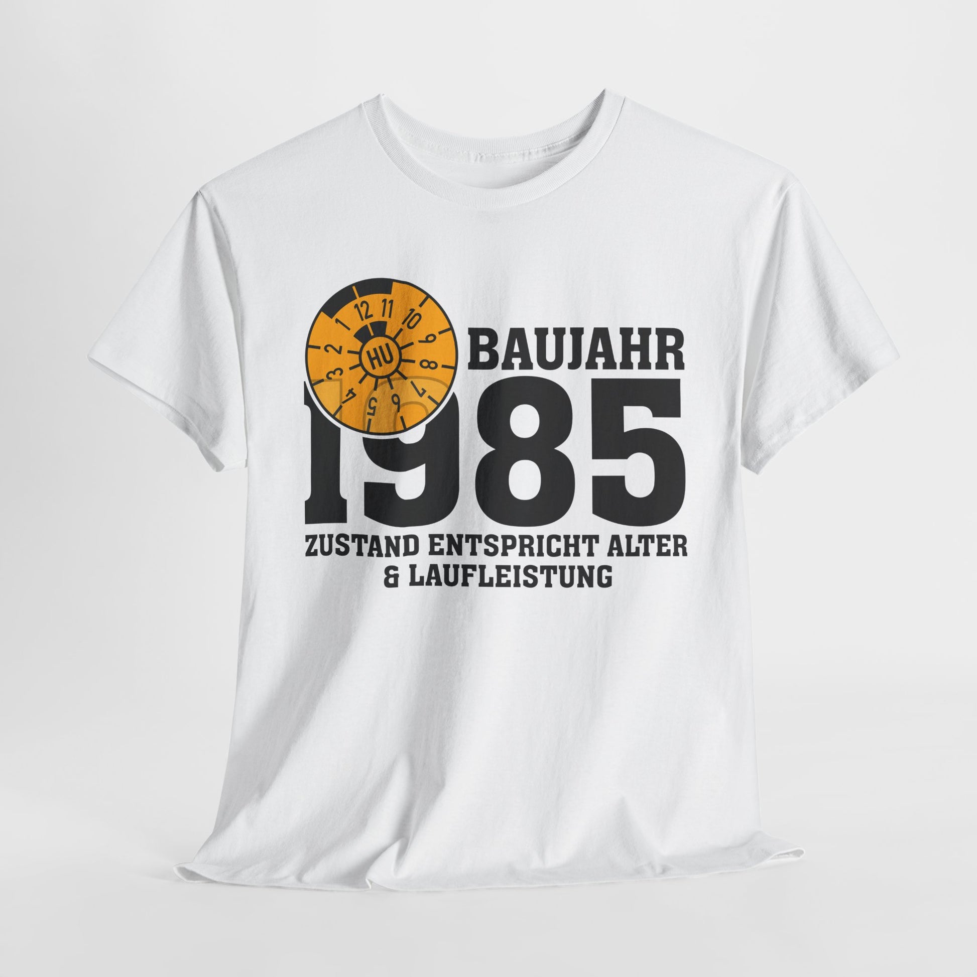 40. Geburtstag TÜV Plakette Baujahr 1985 Zustand entspricht Alter und Laufleistung Lustiges Geschenk T-Shirt