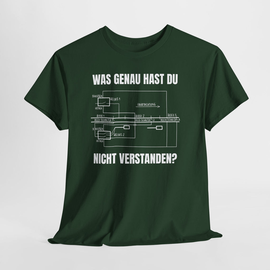 Elektriker Shirt Schaltplan - Was hast Du nicht verstanden Lustiges T-Shirt