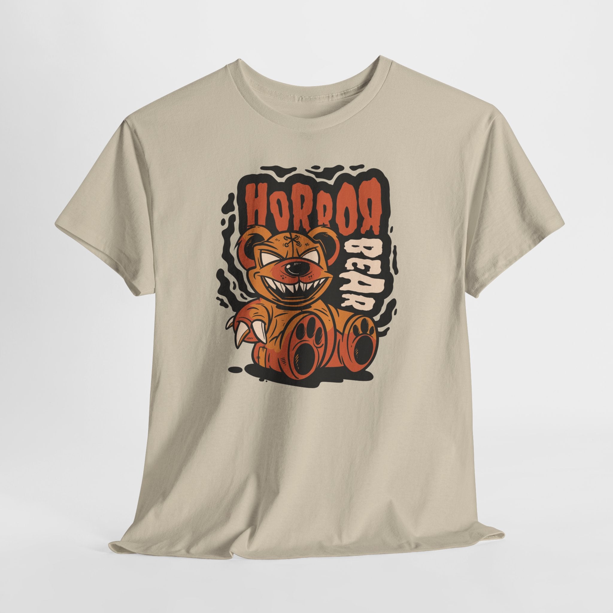 Horror Bear Shirt – Böser Teddy im Retro Comic Look