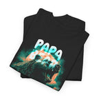 Papa Bear T-Shirt – Wilder Grizzly im Wald vor dem Vollmond