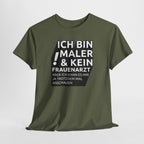 Bin Maler und kein Frauenarzt - Lustiges Elektriker T-Shirt
