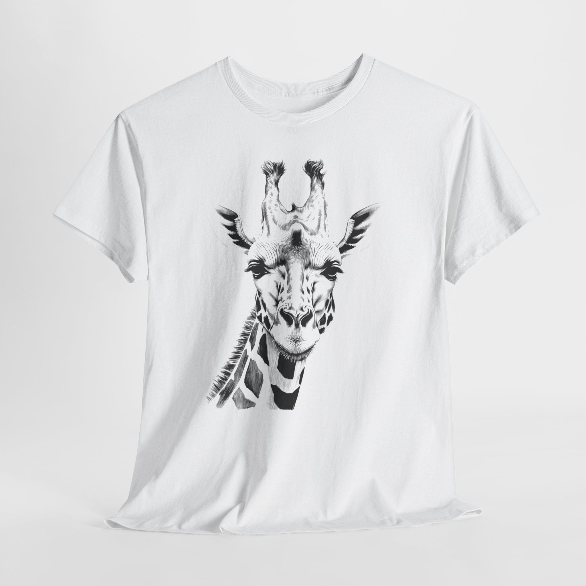 Süße Giraffe schaut einfach so - Witziges T-Shirt