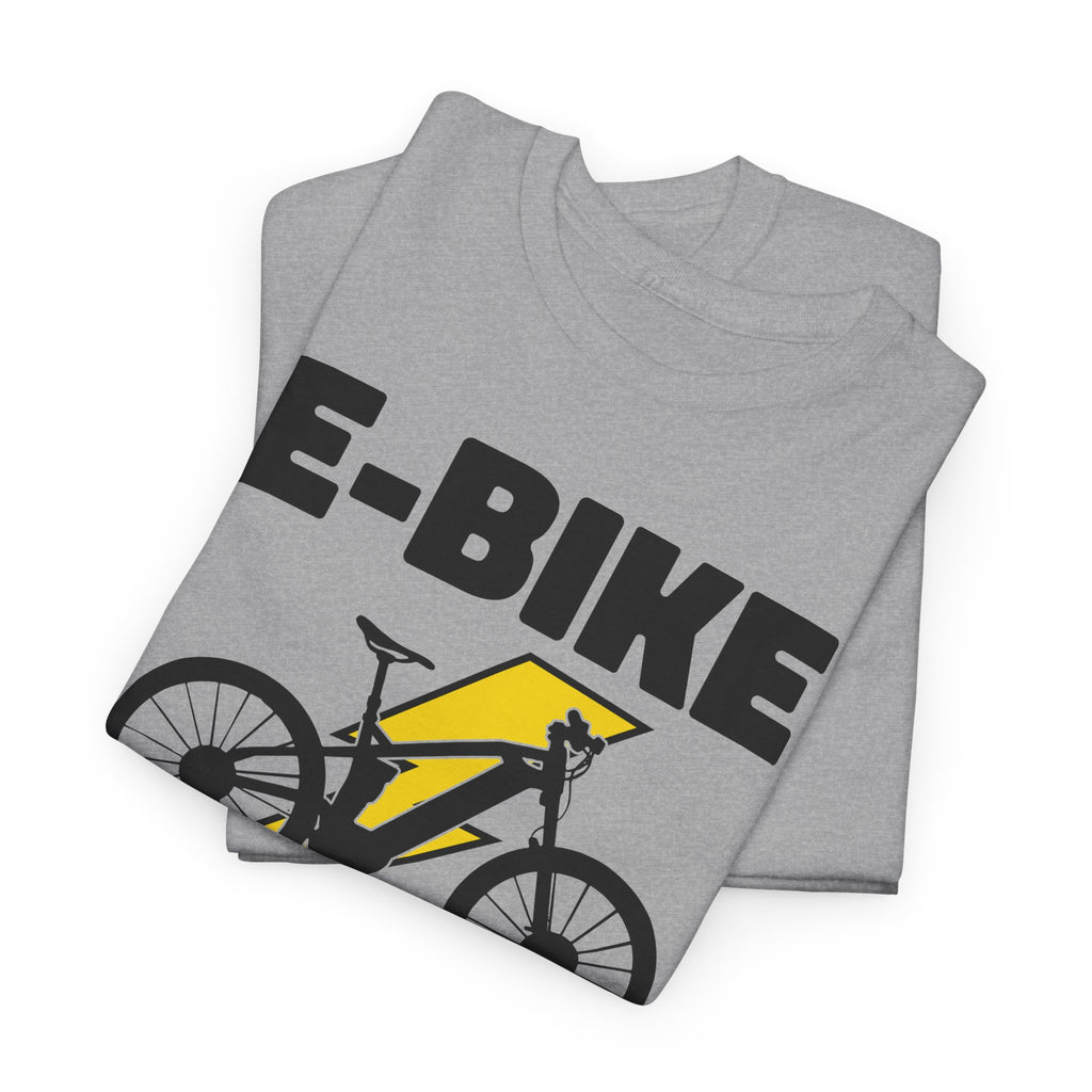 E-Bike Shirt – Lächeln statt Hecheln | Lustiges E-Bike Fahrer Shirt